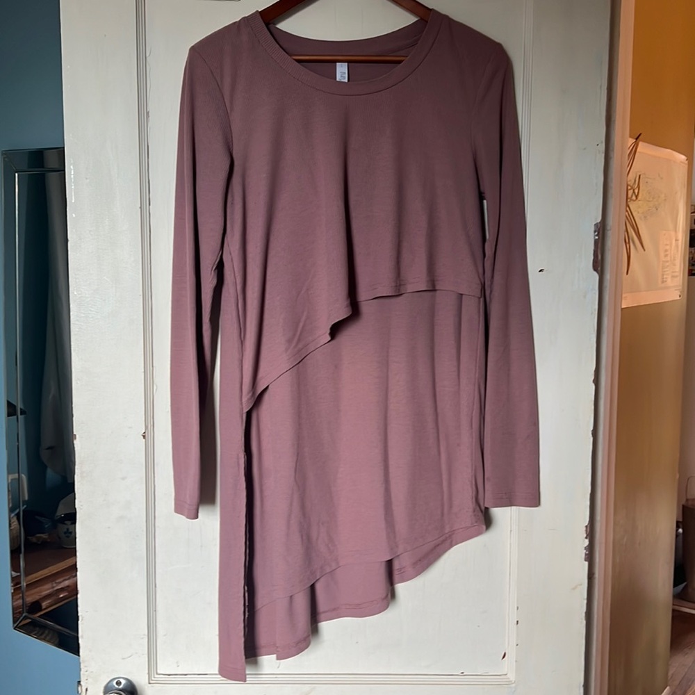 Latched Mama asymmetrical Nursing Shirt